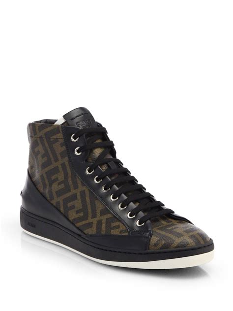 fendi schuhe sneaker herren|fendi designer high top sneakers.